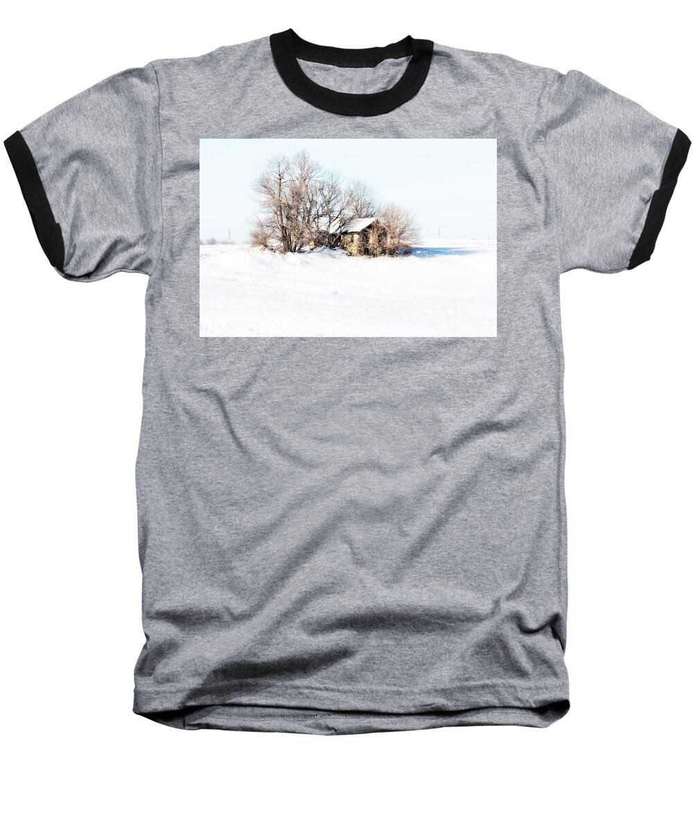 National Registry Baseball T-Shirt featuring the photograph Old Stone House Milford by Julie Hamilton