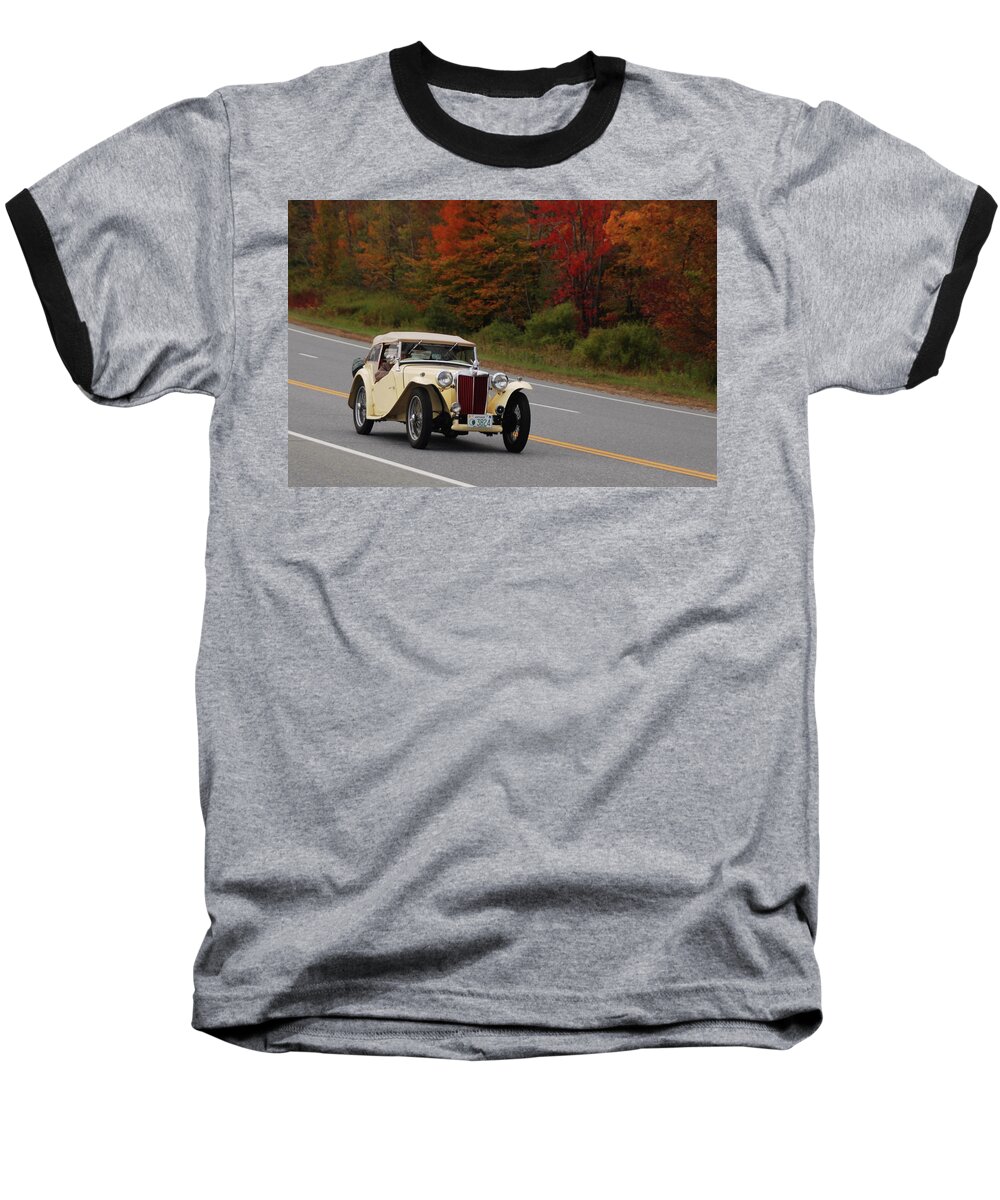 Mg Baseball T-Shirt featuring the photograph Old Yeller 8168 by Guy Whiteley
