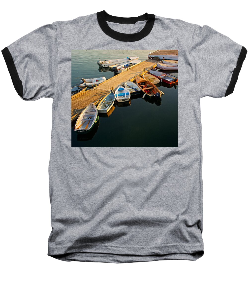 Acadia National Park Baseball T-Shirt featuring the photograph On the Waterfront III by Kathi Isserman