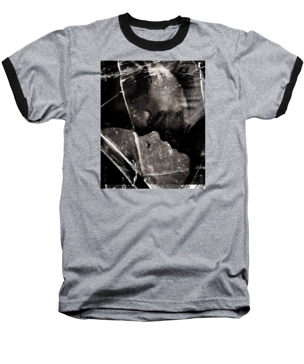 Man Baseball T-Shirt featuring the digital art Once we had a dream by Gun Legler