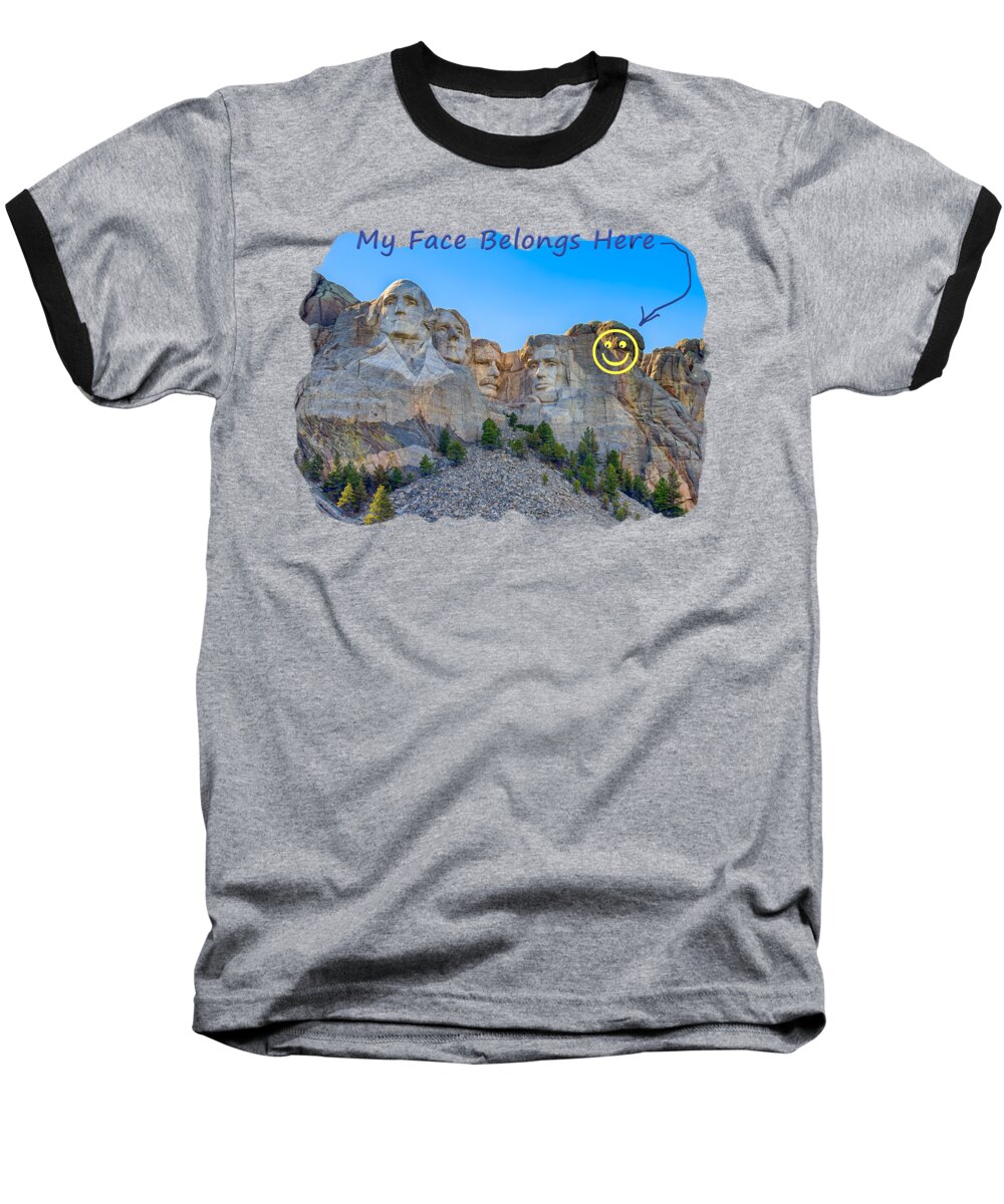 Landscape Baseball T-Shirt featuring the photograph One More by John M Bailey