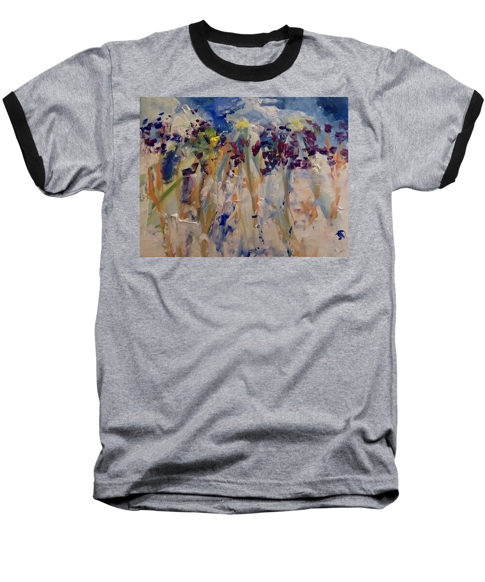 Kind Baseball T-Shirt featuring the painting One of a Kind by Judith Desrosiers