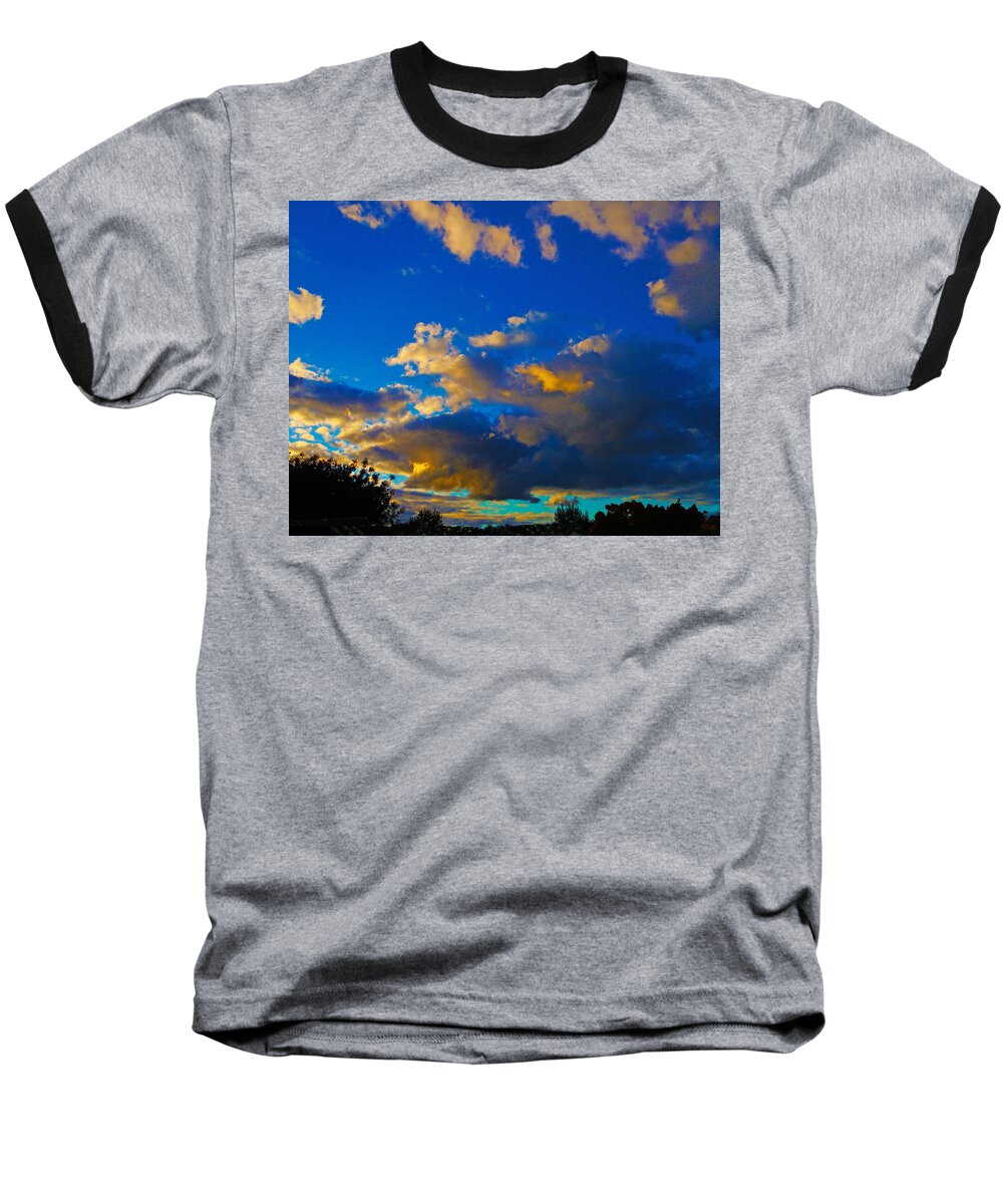 Sunset Baseball T-Shirt featuring the photograph Opulent Sunset by Mark Blauhoefer