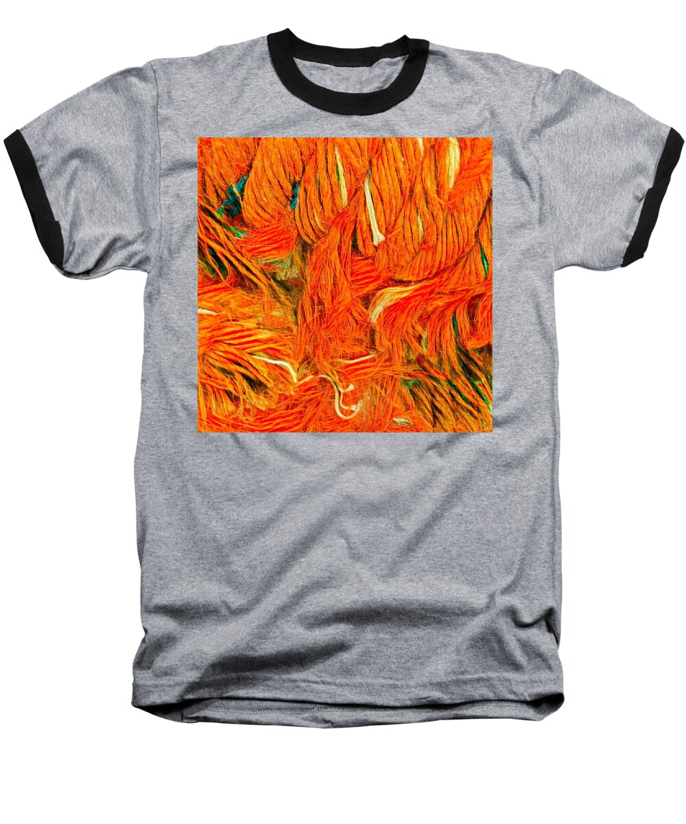 Colette Baseball T-Shirt featuring the photograph Orange Art by Colette V Hera Guggenheim