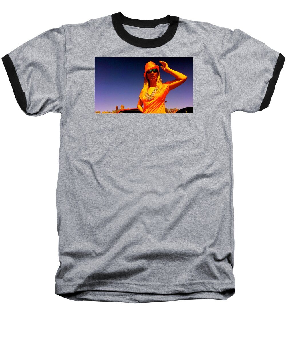 Orange Baseball T-Shirt featuring the photograph Orange Friday by Yelena Tylkina