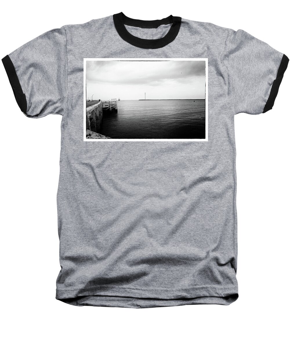 Belgium Baseball T-Shirt featuring the photograph Ostend by Ingrid Dendievel