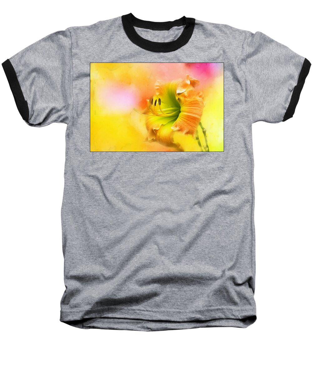 Flora Baseball T-Shirt featuring the photograph Out of Yellow by Ches Black