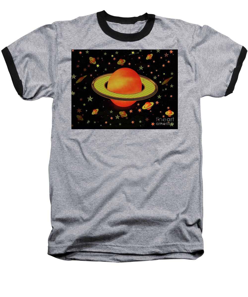 Outer Baseball T-Shirt featuring the photograph Outer Harvest Moons by Rockin Docks Deluxephotos