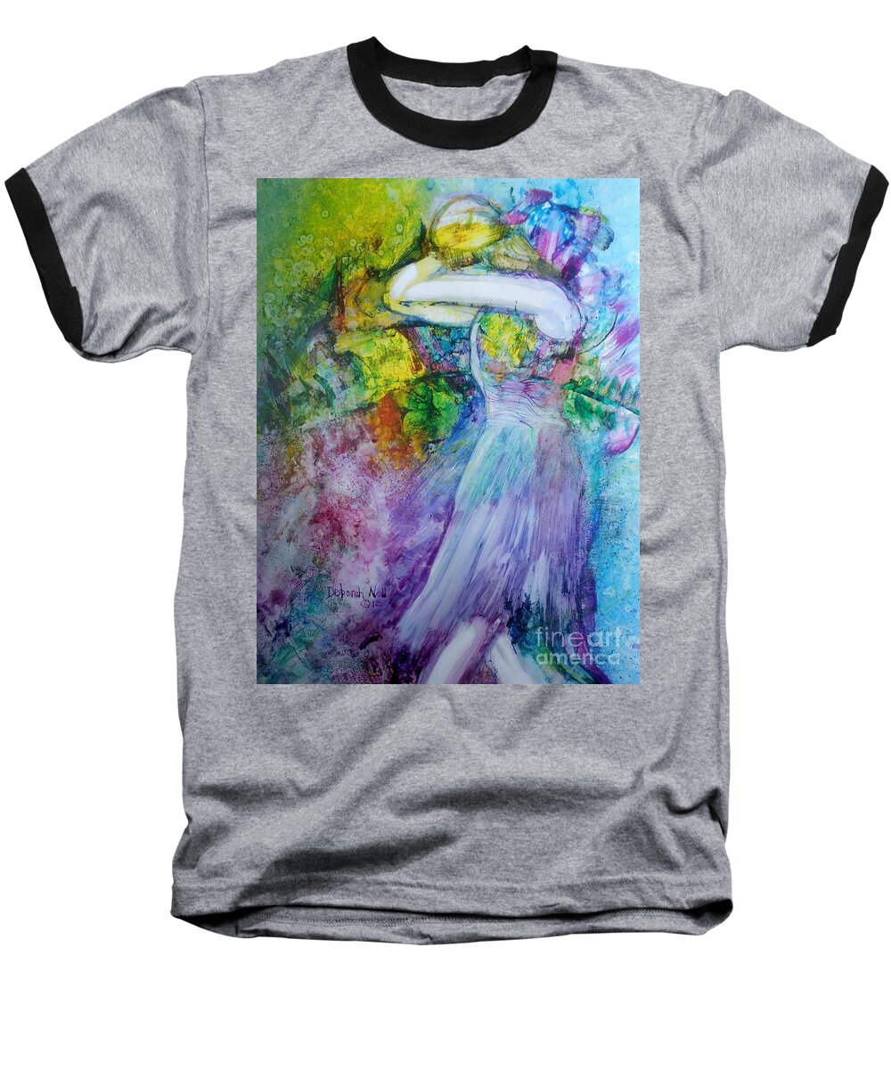 Love Baseball T-Shirt featuring the painting Overwhelming Love by Deborah Nell