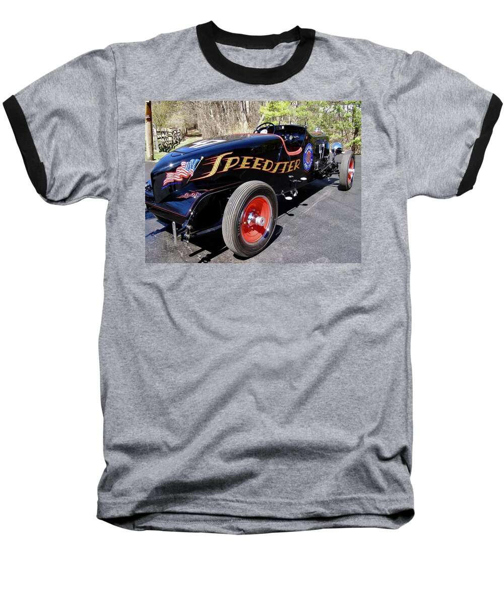 Packard Speedster Baseball T-Shirt featuring the photograph Packard Speedster by Alan Johnson