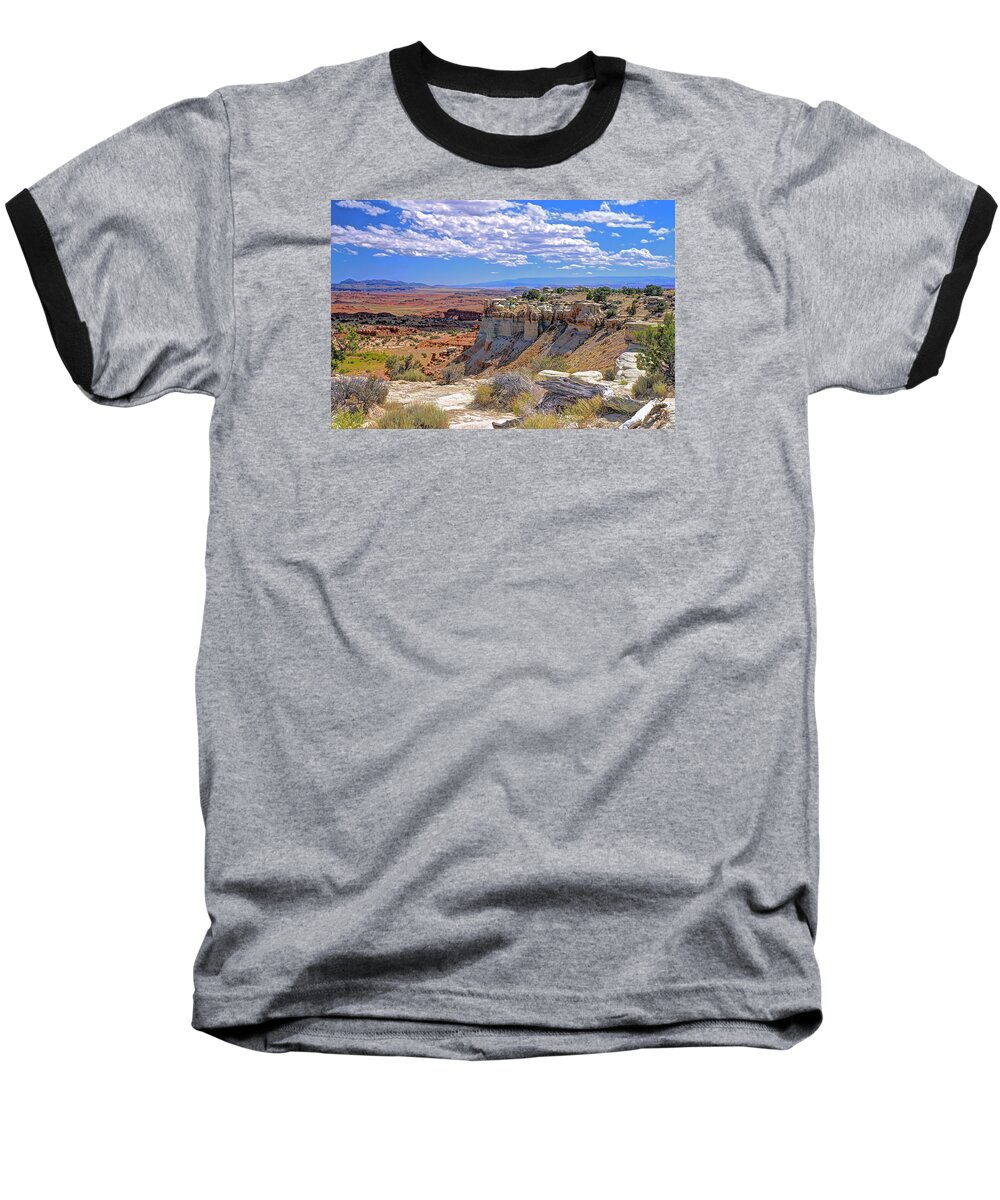 Utah Baseball T-Shirt featuring the photograph Painted Desert of Utah by Peter Kennett