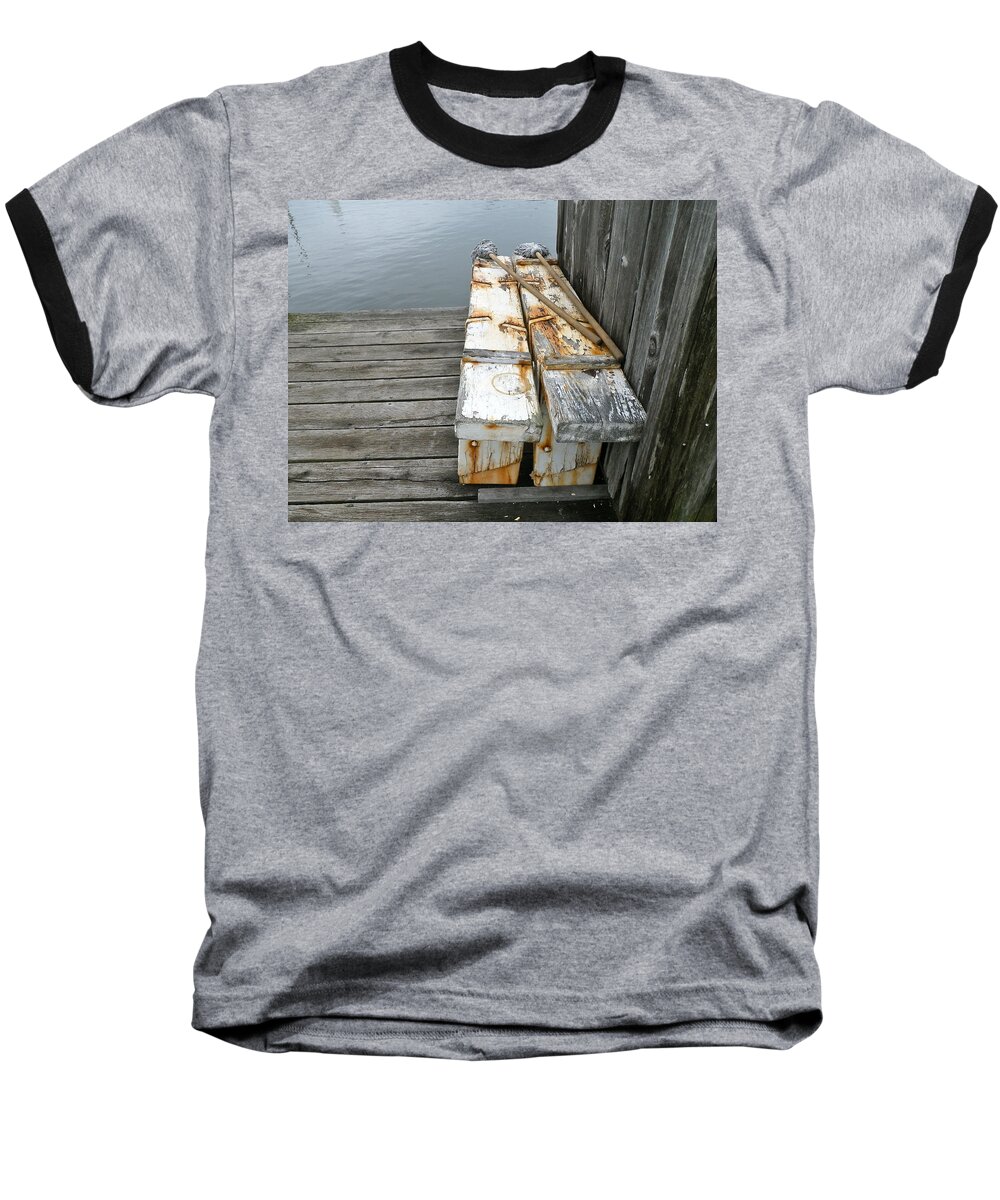 Mystic Baseball T-Shirt featuring the photograph Paired Up by Anna Ruzsan