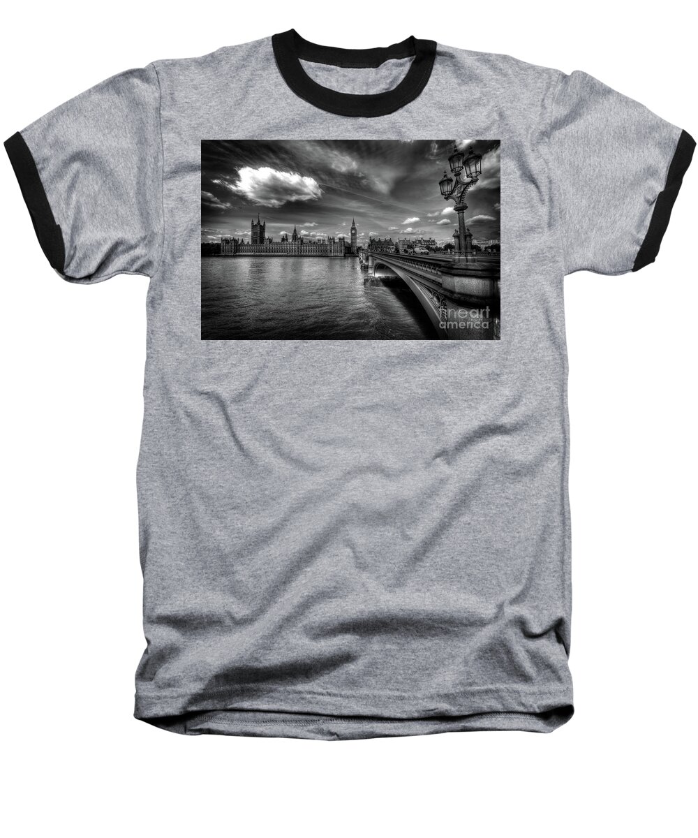 Yhun Suarez Baseball T-Shirt featuring the photograph Palace Of Westminster by Yhun Suarez