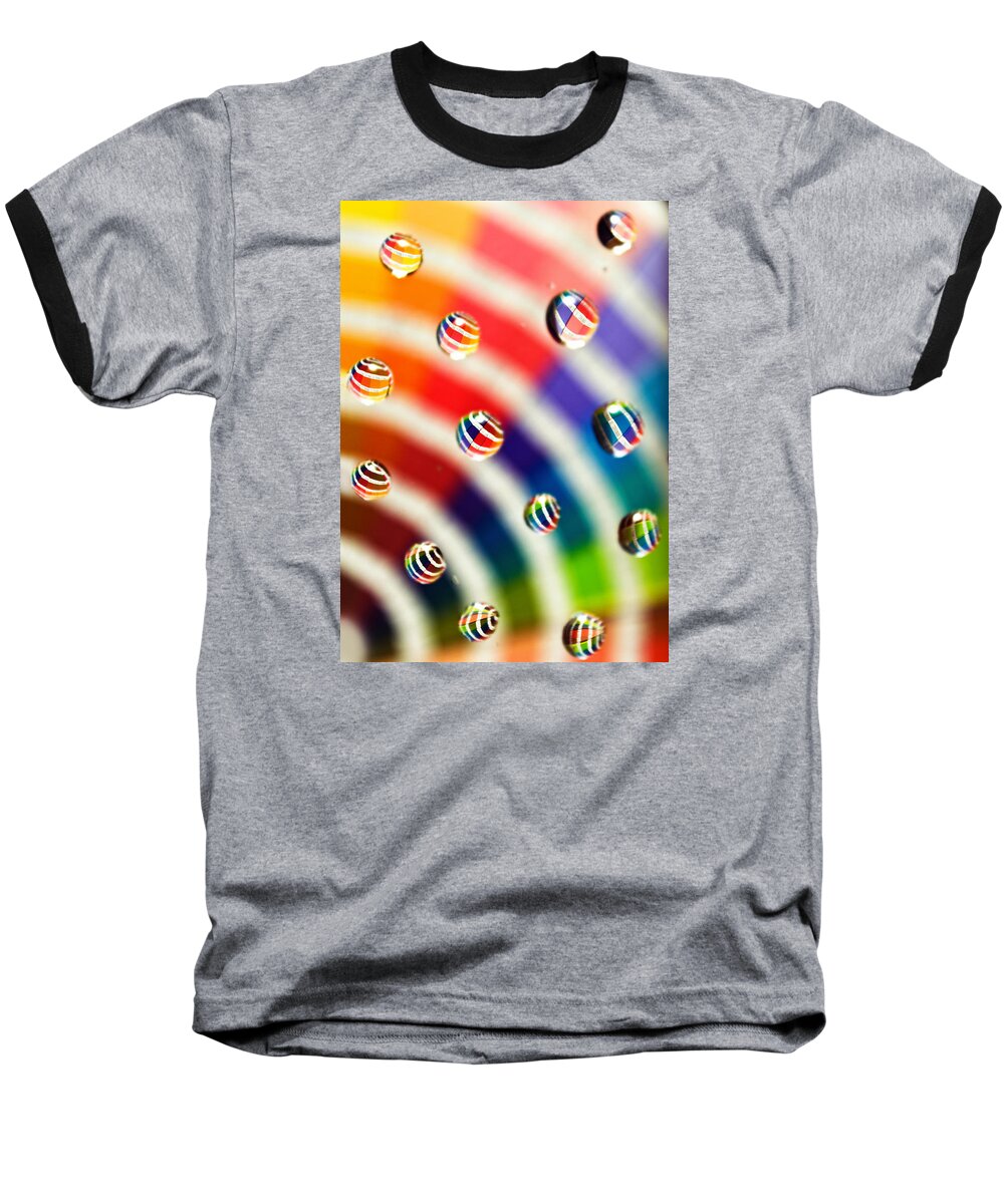 Pantone Baseball T-Shirt featuring the photograph Pantone Bubbles by Shawna Rowe