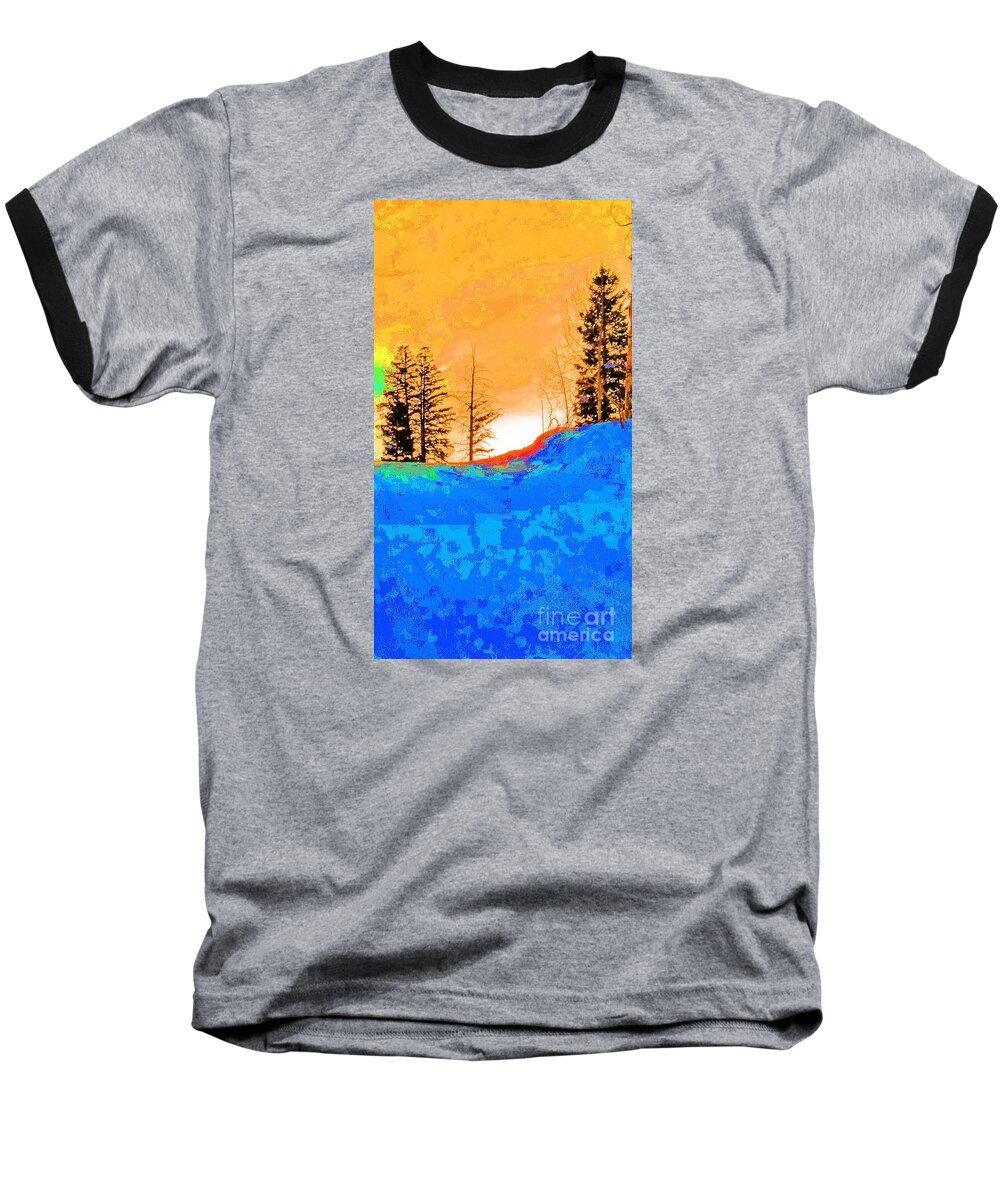 Winter Baseball T-Shirt featuring the photograph Park City Three -1 by Gerry Fortuna