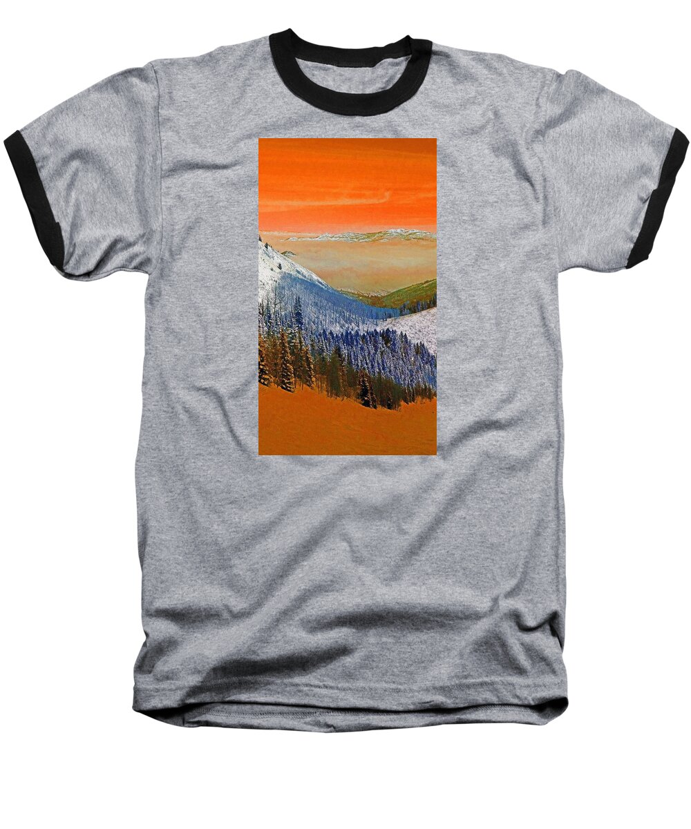 Winter Baseball T-Shirt featuring the photograph Park City Two -1 by Gerry Fortuna