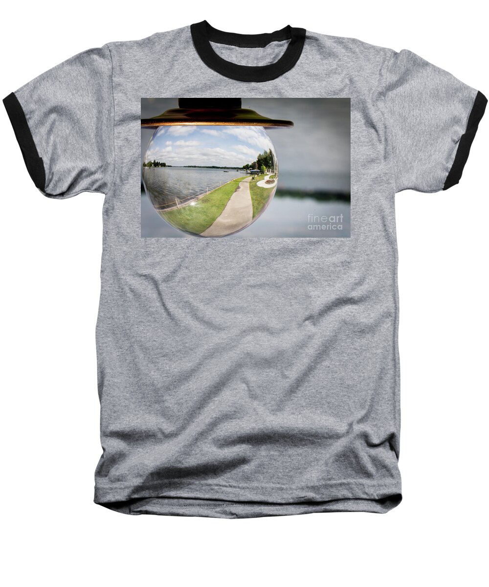Lake Baseball T-Shirt featuring the photograph Passageway by Deborah Klubertanz