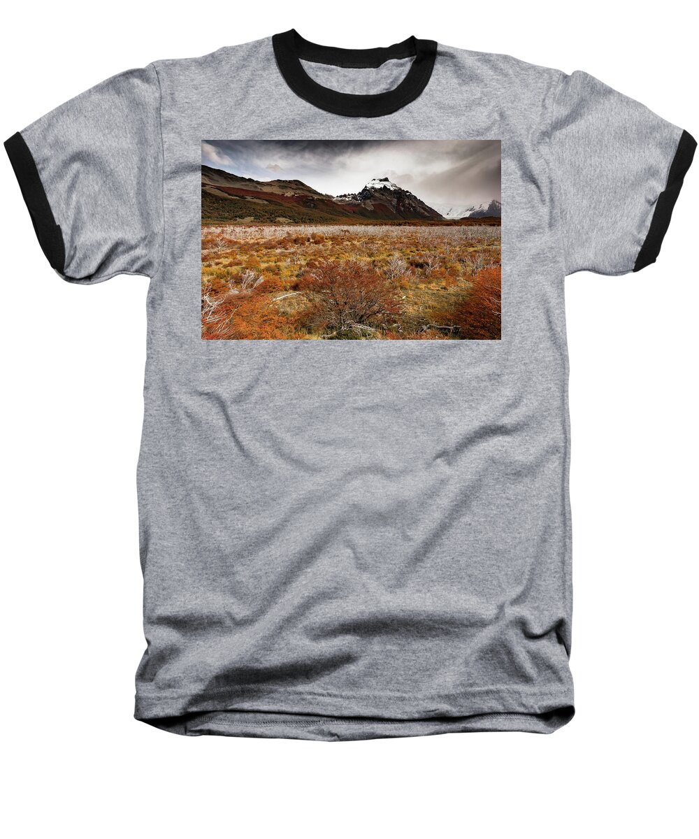Landscape Baseball T-Shirt featuring the photograph Patagonia Valley by Ryan Weddle