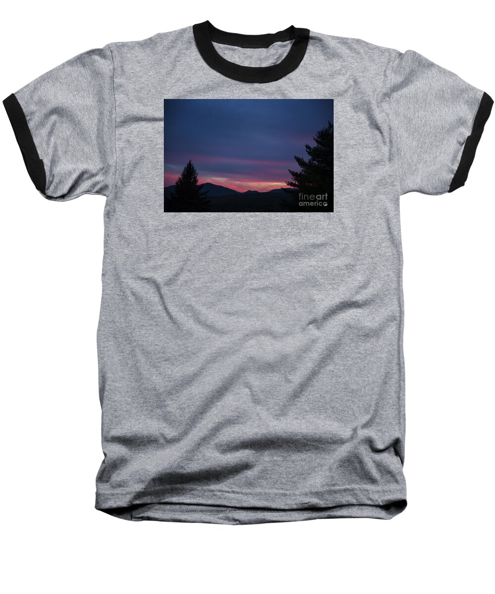Maine Baseball T-Shirt featuring the photograph Peaks by Alana Ranney