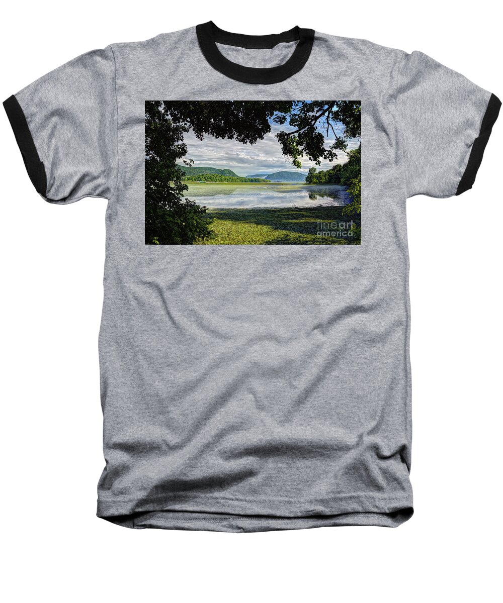 Beacon New York Baseball T-Shirt featuring the photograph Perfectly Framed by Rick Kuperberg Sr