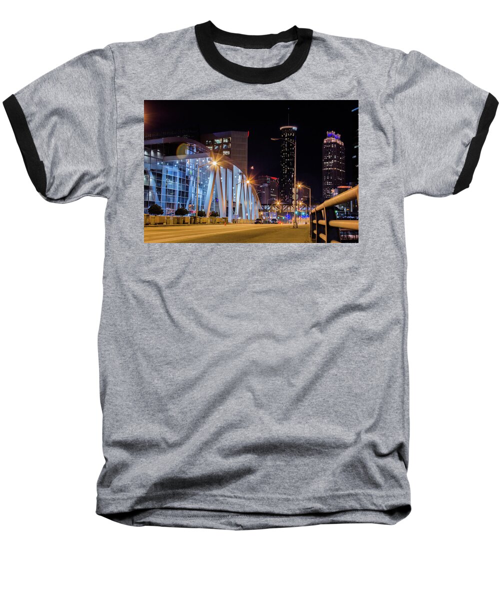 Atlanta Baseball T-Shirt featuring the photograph Phillips Arena by Kenny Thomas