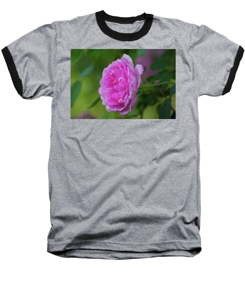 Pink Baseball T-Shirt featuring the photograph Pink Beauty in Bloom by Patricia Montgomery