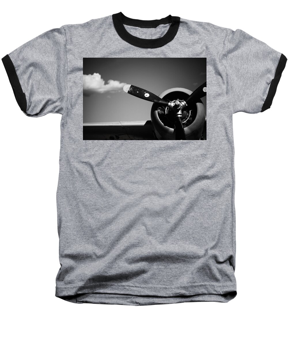 Plane Baseball T-Shirt featuring the photograph Plane Portrait 4 by Ryan Weddle