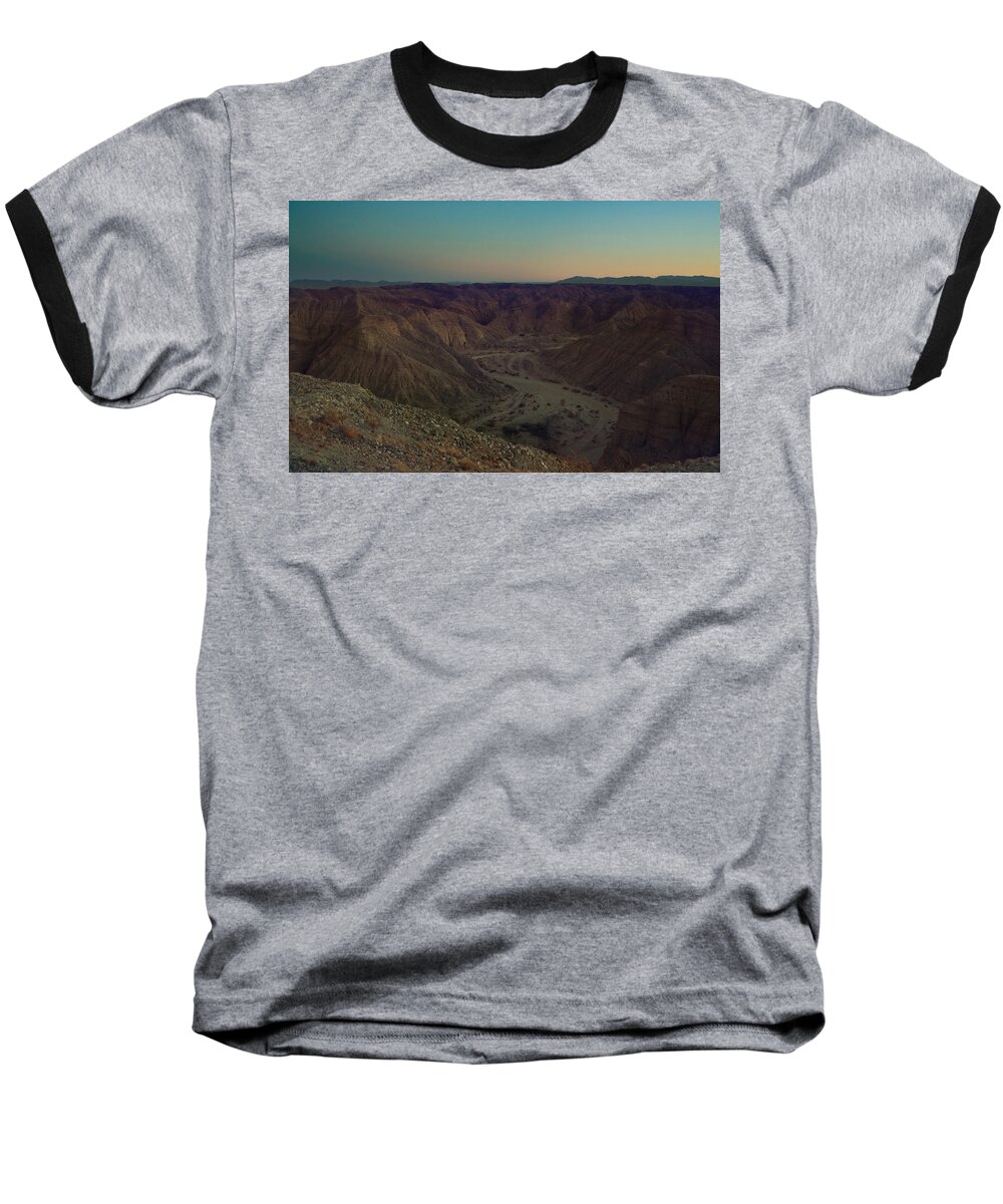 Borrego Badlands Baseball T-Shirt featuring the photograph Please Stay Just a Little Bit Longer by Laurie Search