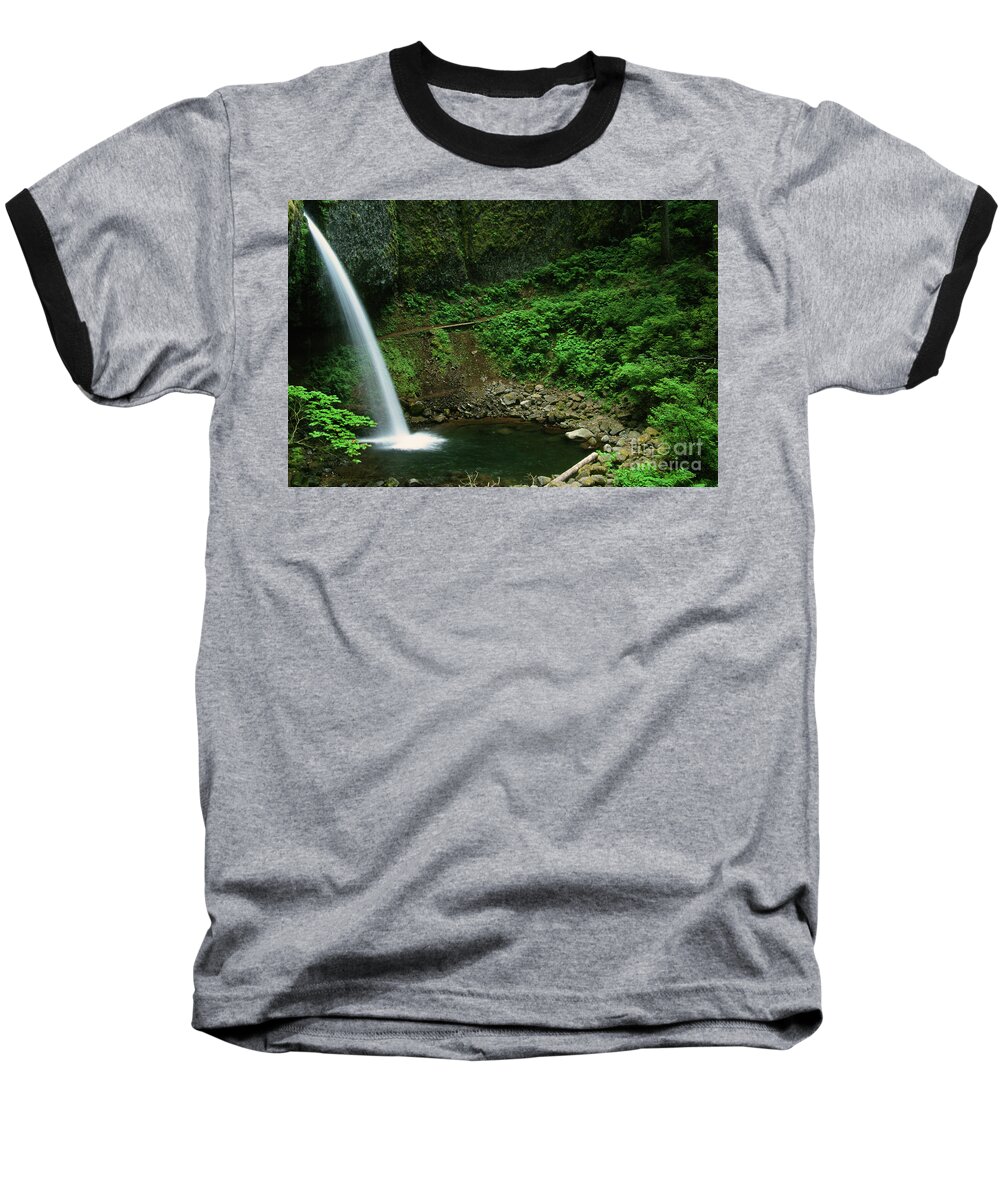 Images Baseball T-Shirt featuring the photograph Ponytail Falls-h by Rick Bures