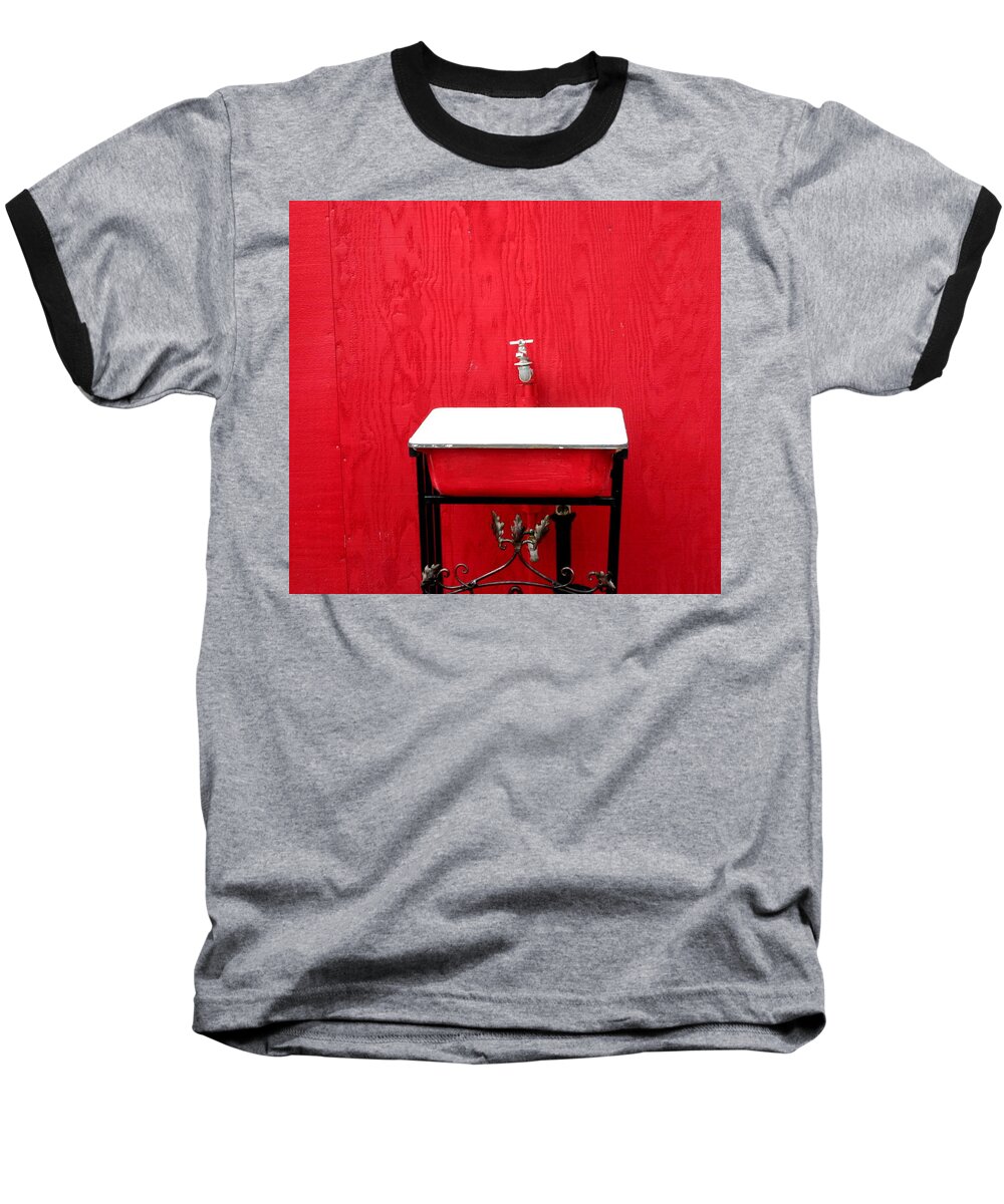 Portal Baseball T-Shirt featuring the photograph Portal Flow by Marie Neder