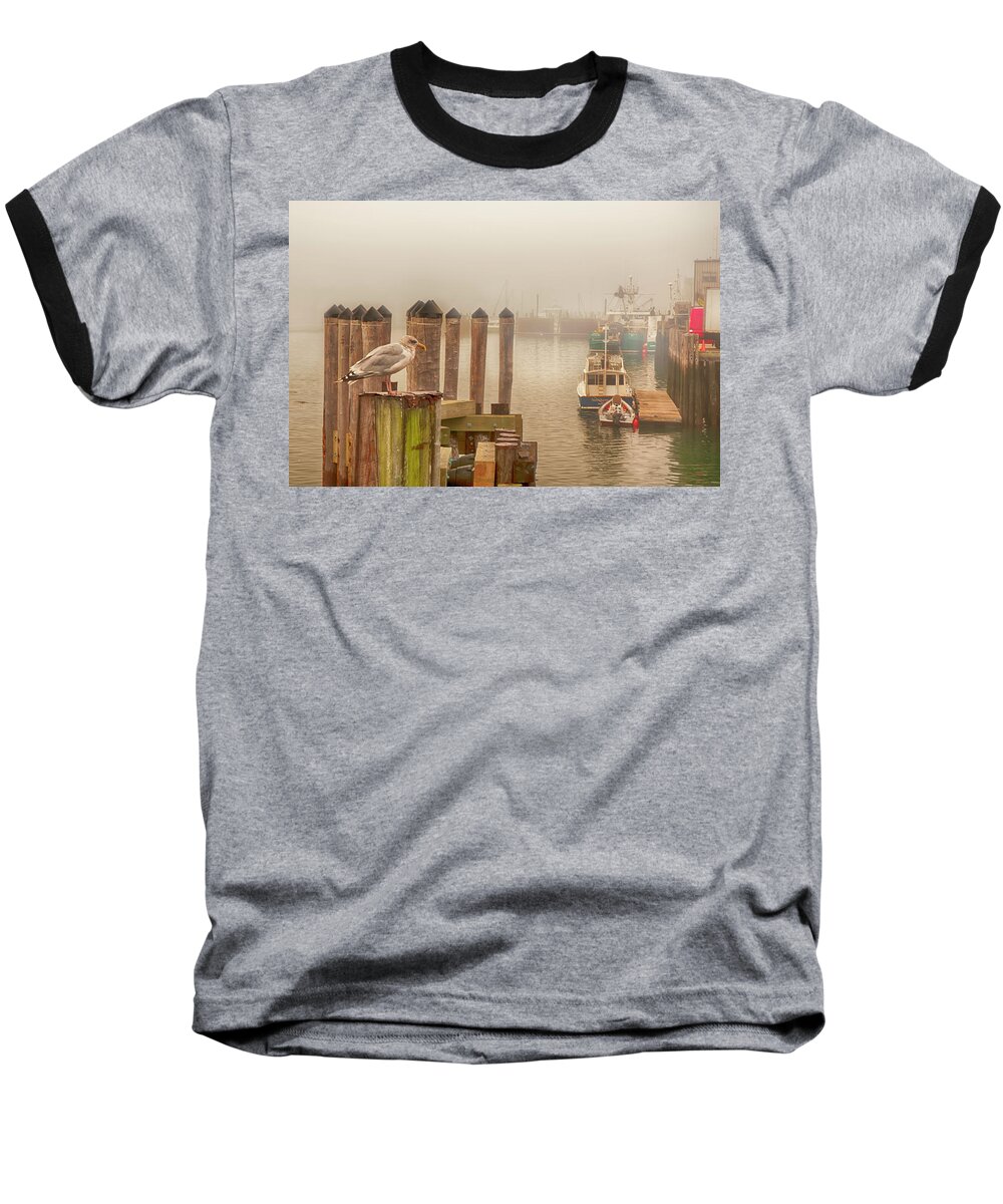 Portland Baseball T-Shirt featuring the photograph Portland Harbor Morning by Mick Burkey