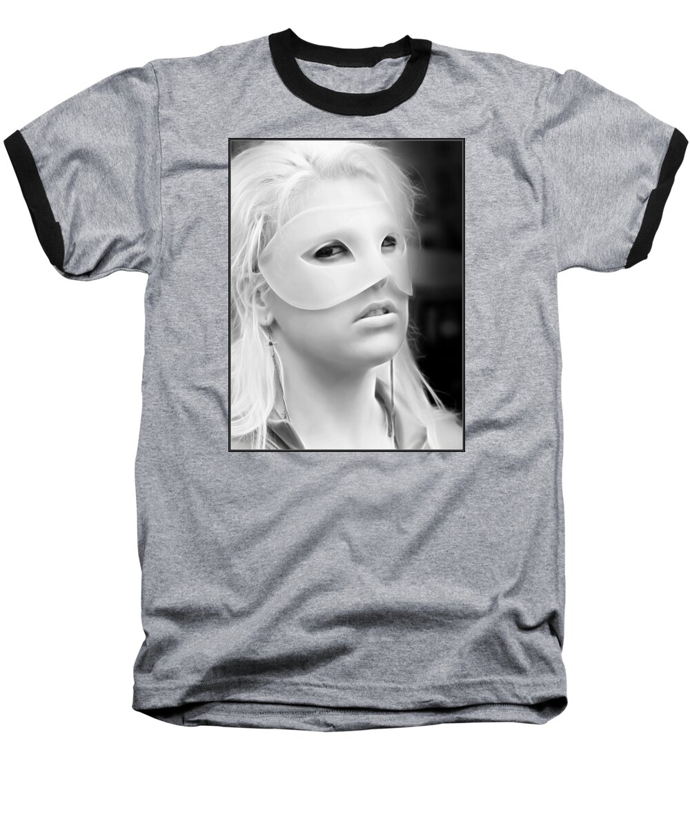 Fantasy Baseball T-Shirt featuring the photograph Portrait Of A Masked Heroine by Jon Volden