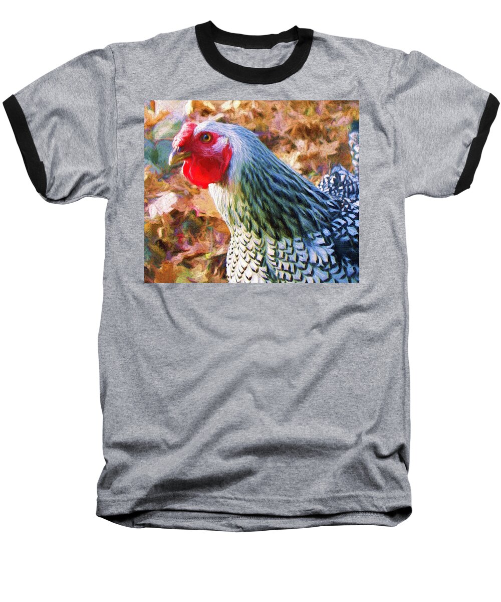 Portrait Of Rosie Baseball T-Shirt featuring the photograph Portrait Of Rosie by Joy Nichols