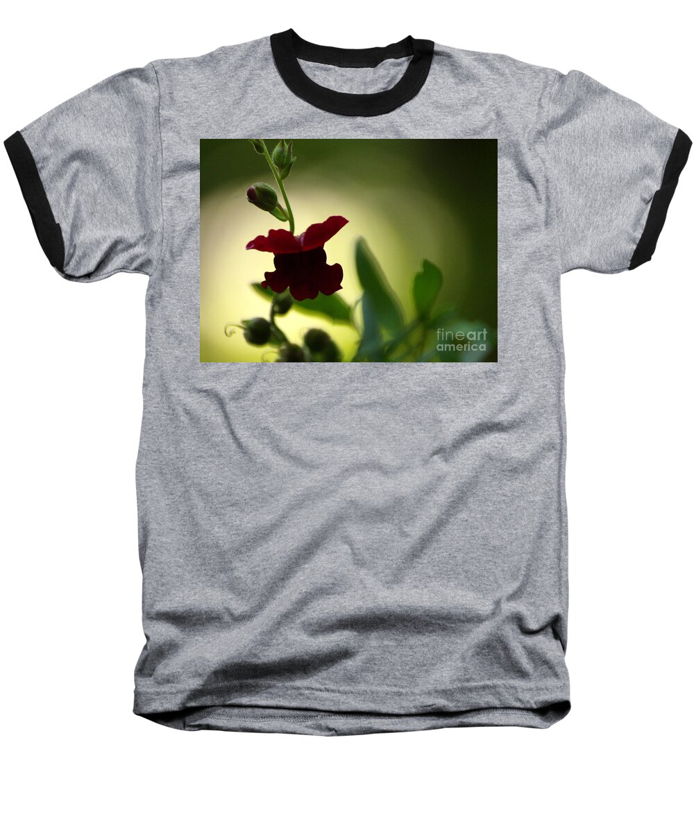 Flowers Baseball T-Shirt featuring the photograph Pout by Dorothy Lee