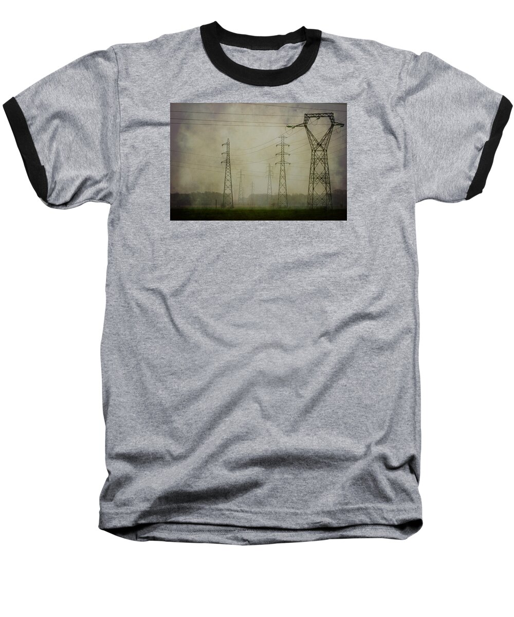 Clare Bambers Baseball T-Shirt featuring the photograph Power 5. by Clare Bambers