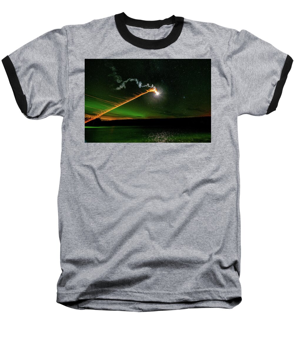 Abstract Baseball T-Shirt featuring the photograph Presence by Doug Gibbons