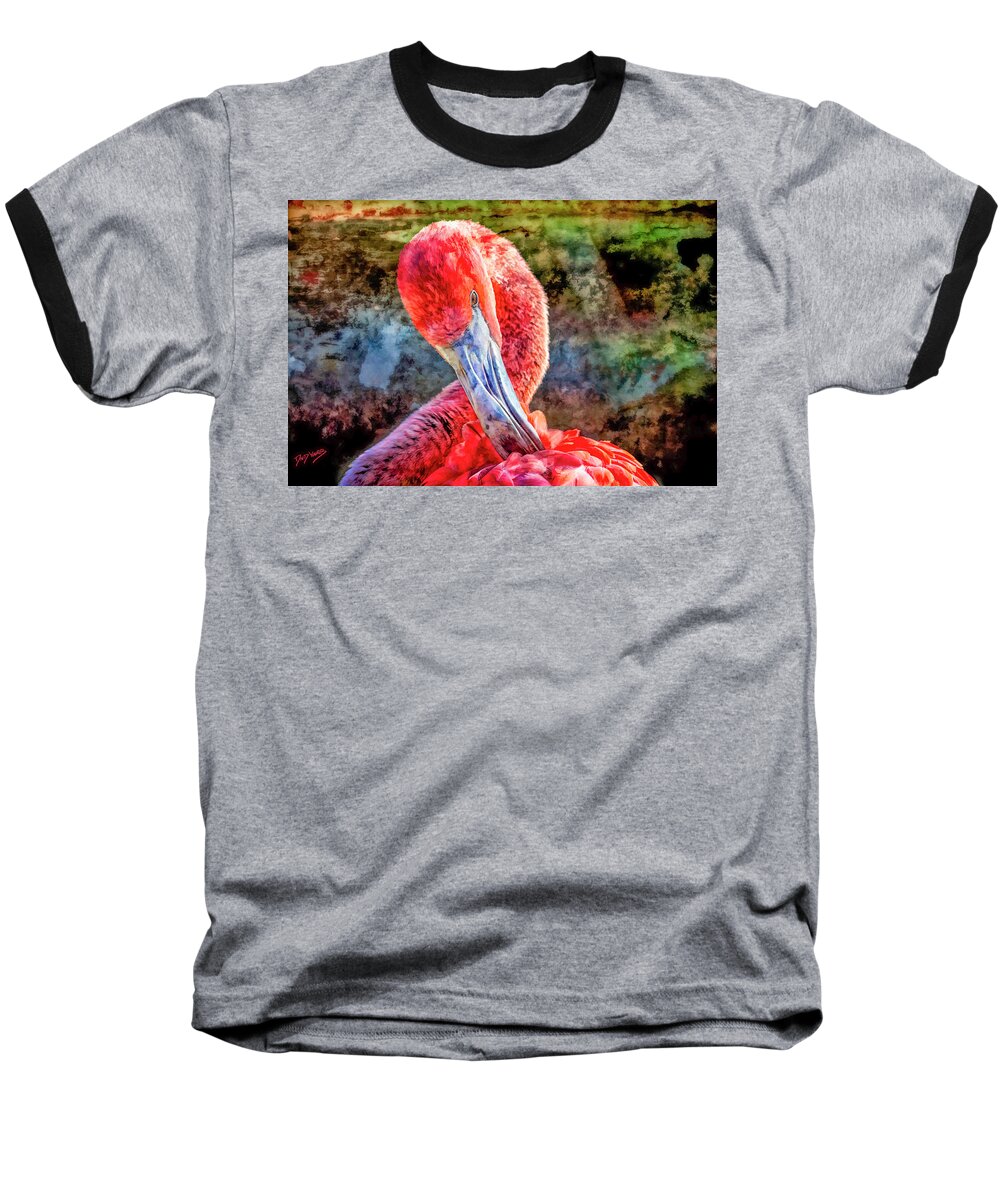 Animals Baseball T-Shirt featuring the photograph Pretty In Pink by David Wagner