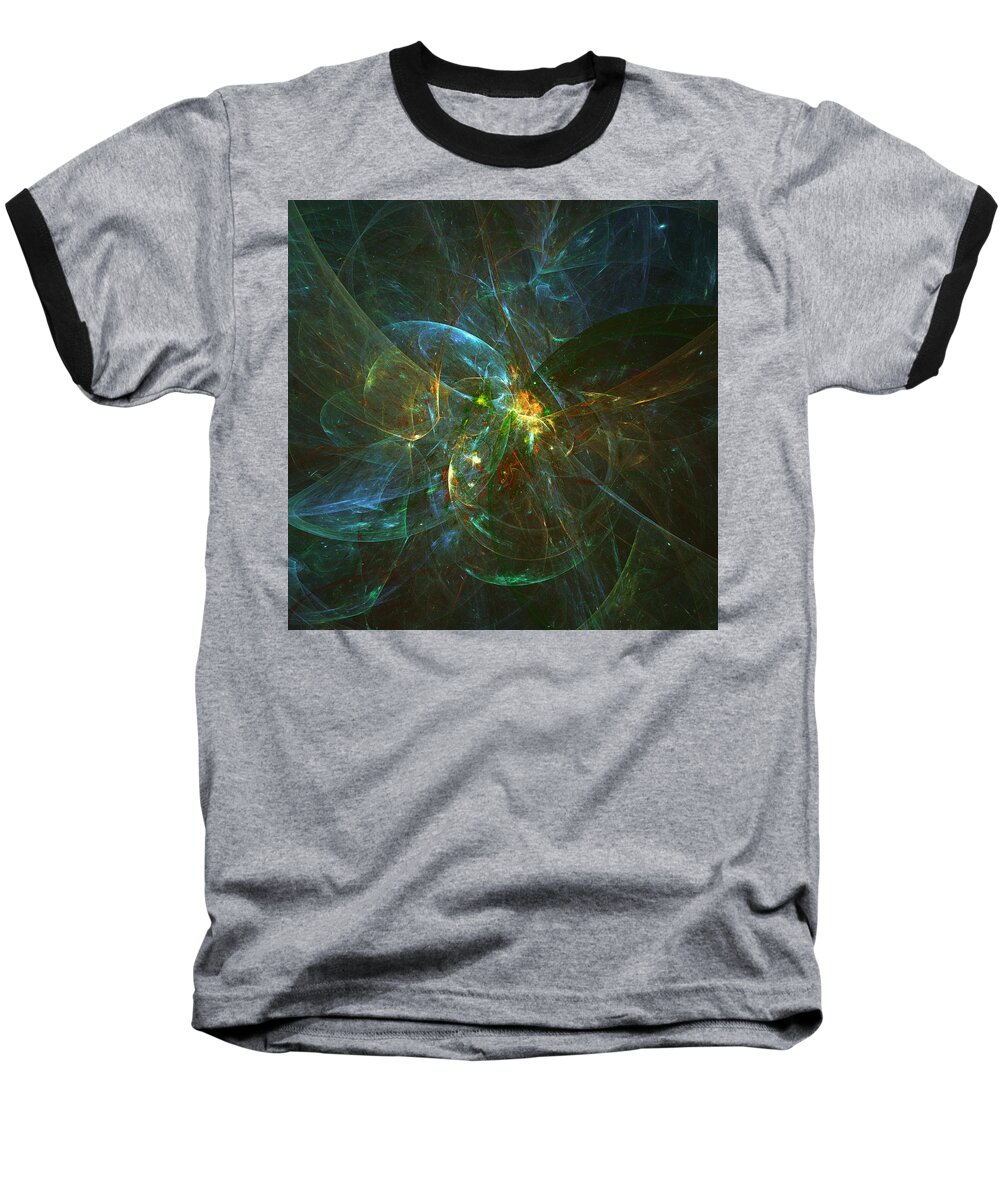 Art Baseball T-Shirt featuring the digital art Prince of Andromeda by Jeff Iverson