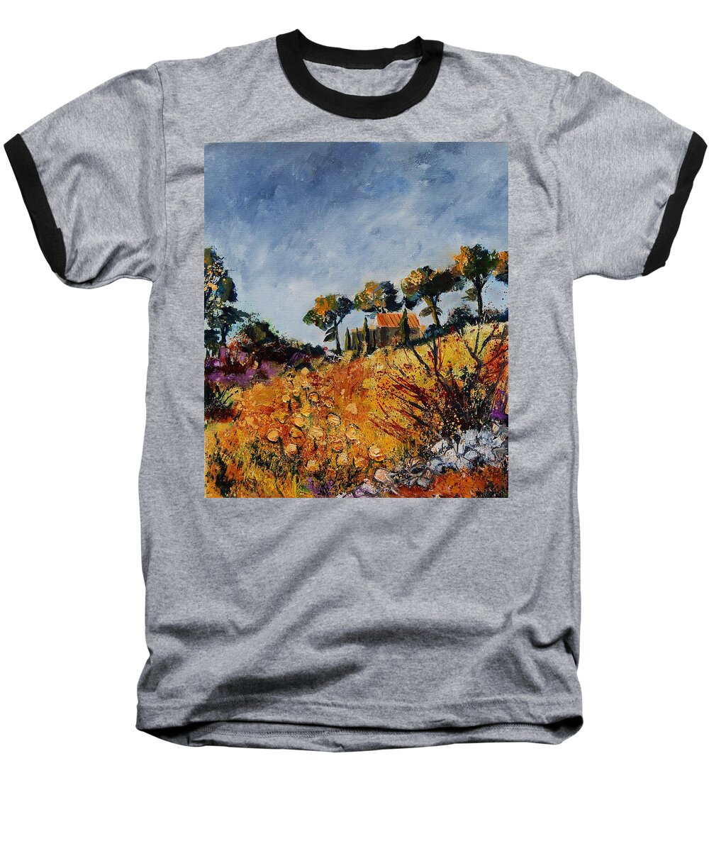 Provence Baseball T-Shirt featuring the painting Provence 6741254 by Pol Ledent