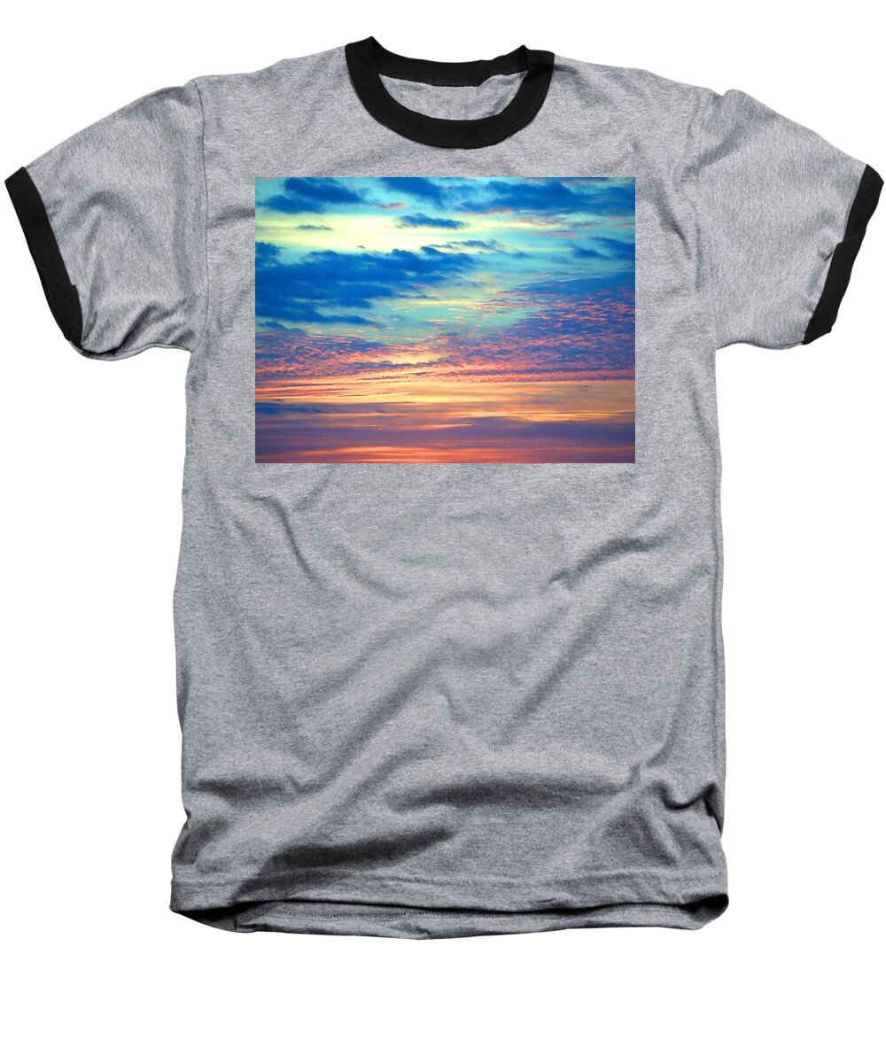 Beach Baseball T-Shirt featuring the photograph Psychedelic by Newwwman