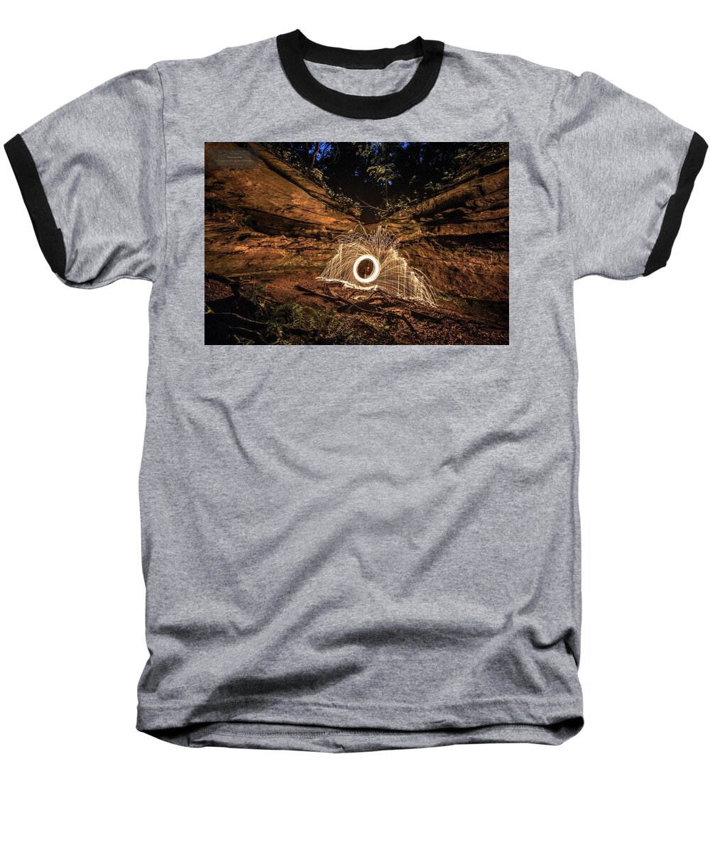 Steel Wool Baseball T-Shirt featuring the photograph PunchBowl Spin by Paul Brooks