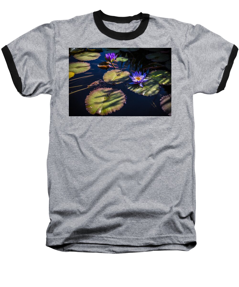 Flowers Baseball T-Shirt featuring the photograph Purple Lily by Jason Roberts