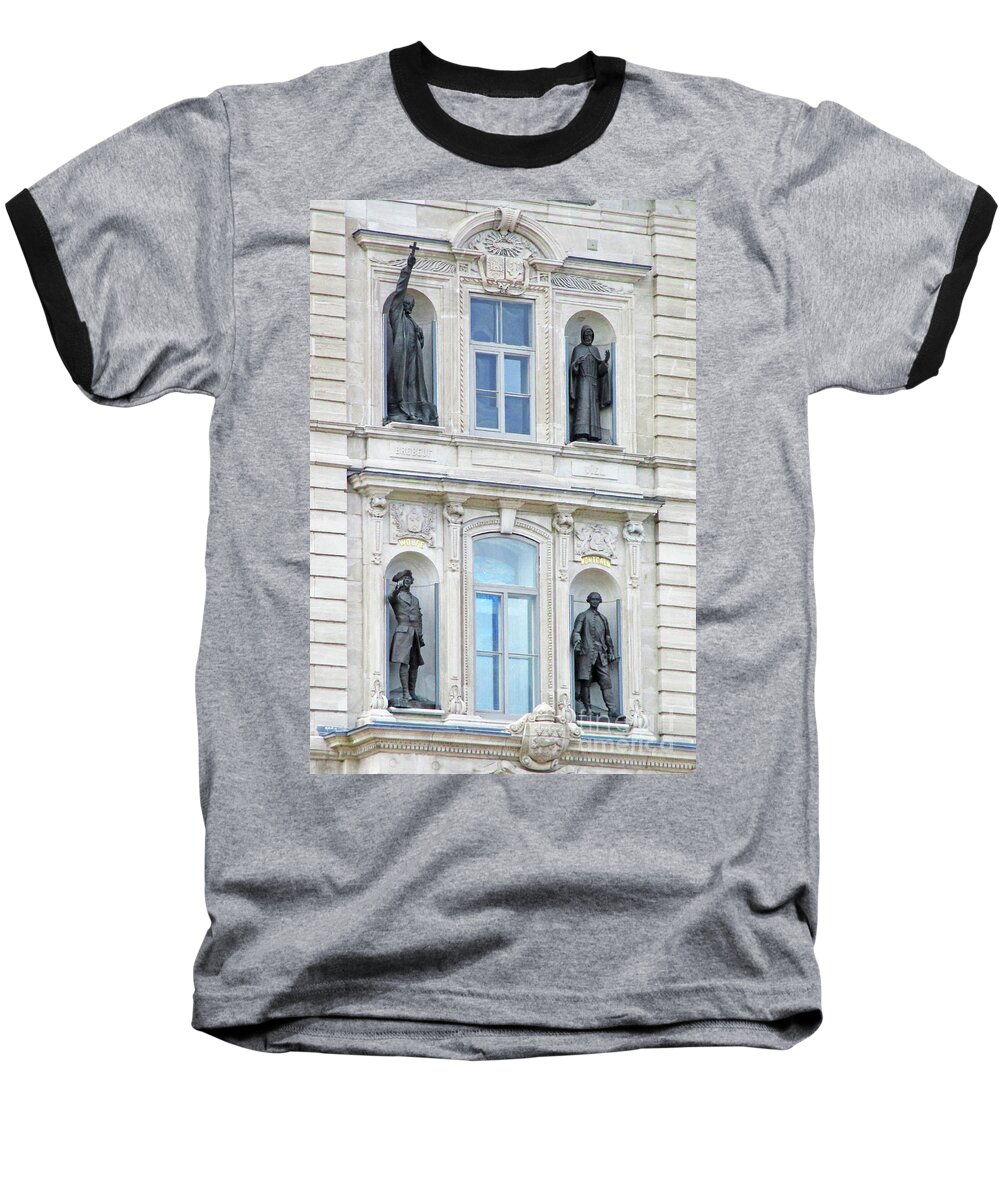 Quebec Baseball T-Shirt featuring the photograph Quebec City 76 by Randall Weidner