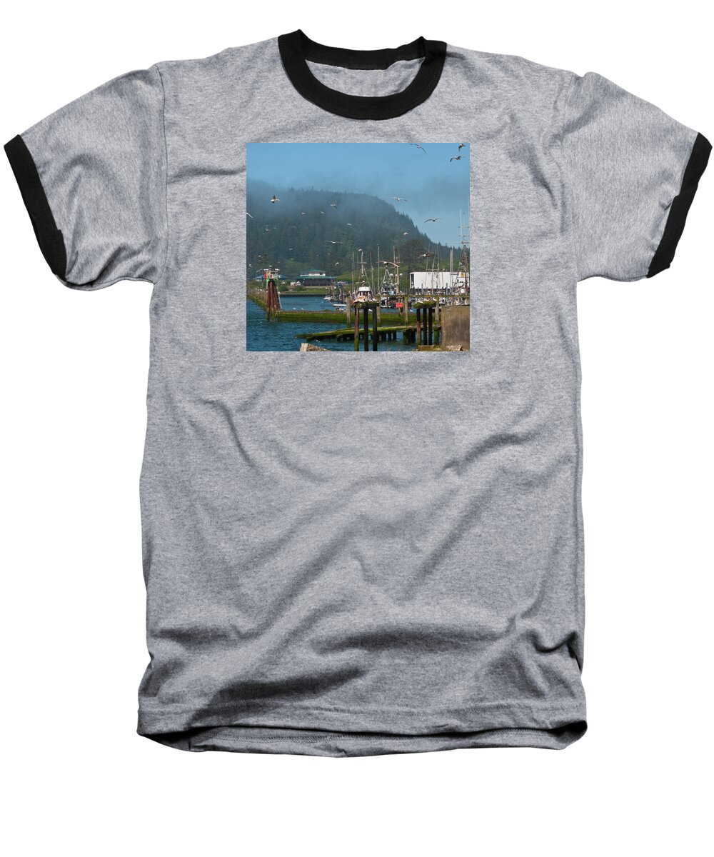 Quileute Fishing Marina Baseball T-Shirt