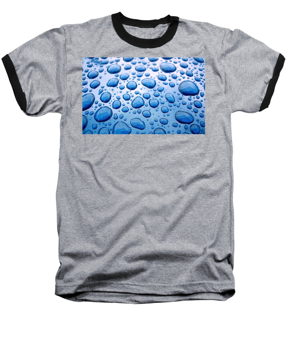 Raindrops Baseball T-Shirt featuring the photograph Raindrops by Jackie Russo