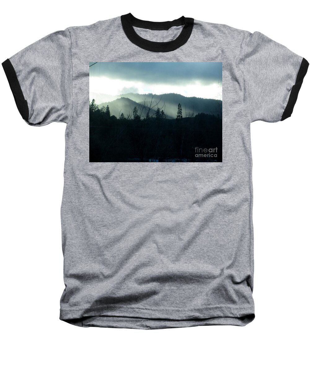 Rays Baseball T-Shirt featuring the photograph Rays and Darkness by Marie Neder
