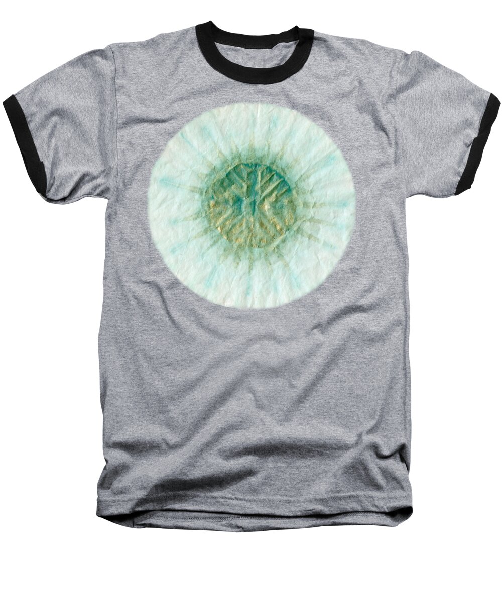 Gold Baseball T-Shirt featuring the painting Rays of the Sun by Lori Kingston