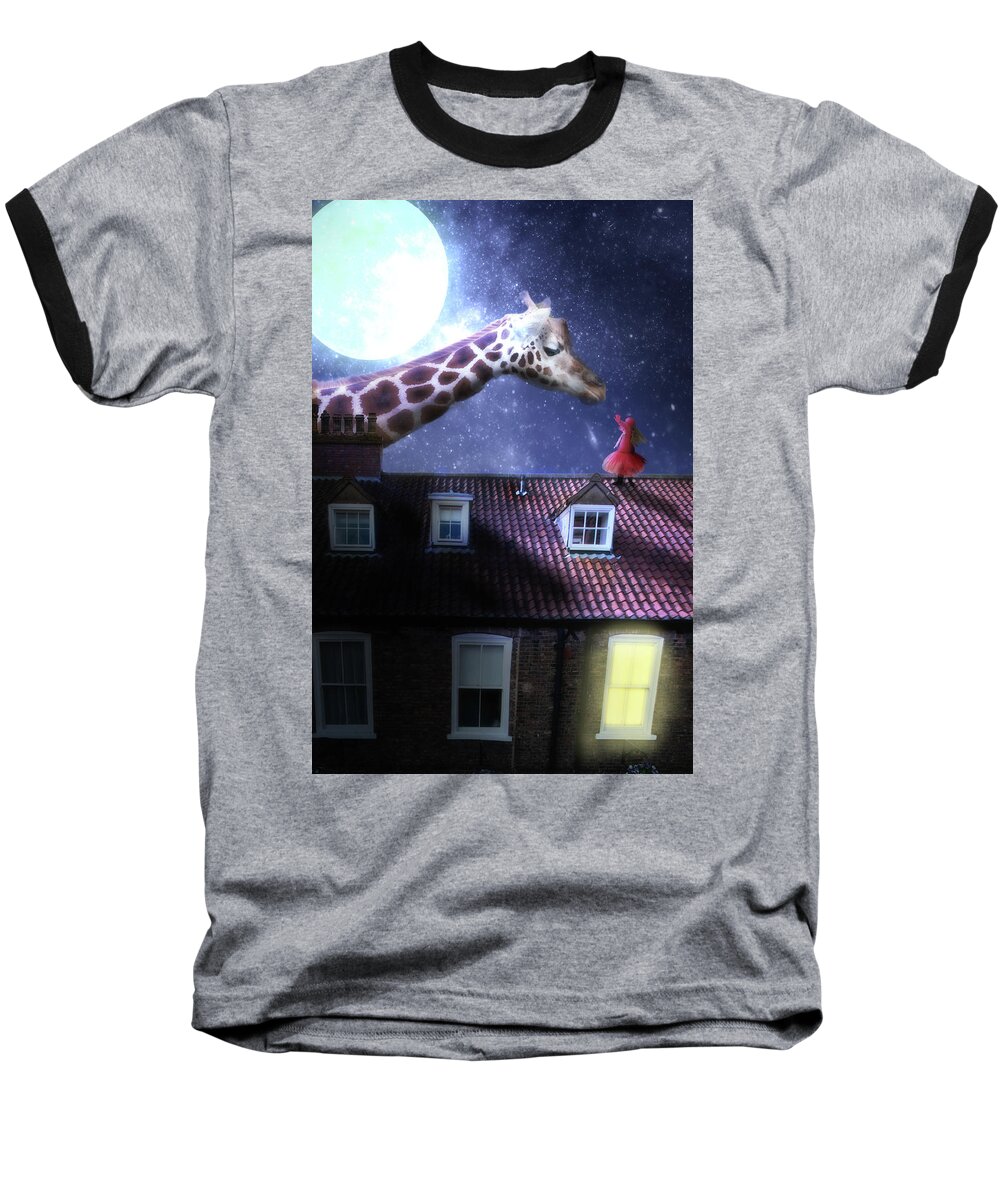 Neck Baseball T-Shirt featuring the digital art Reaching out by Nathan Wright
