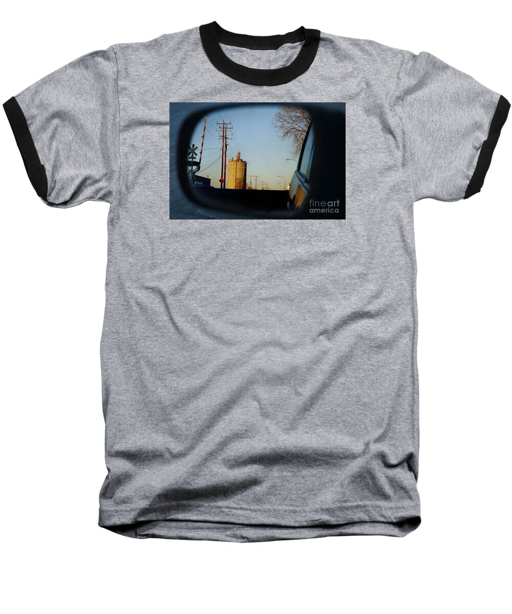 Milwaukee Baseball T-Shirt featuring the digital art Rear View - The Places I Have Been by David Blank