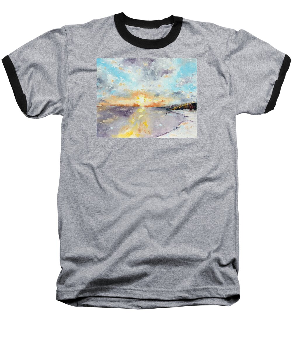 Winter Baseball T-Shirt featuring the painting Redeemed by Meaghan Troup